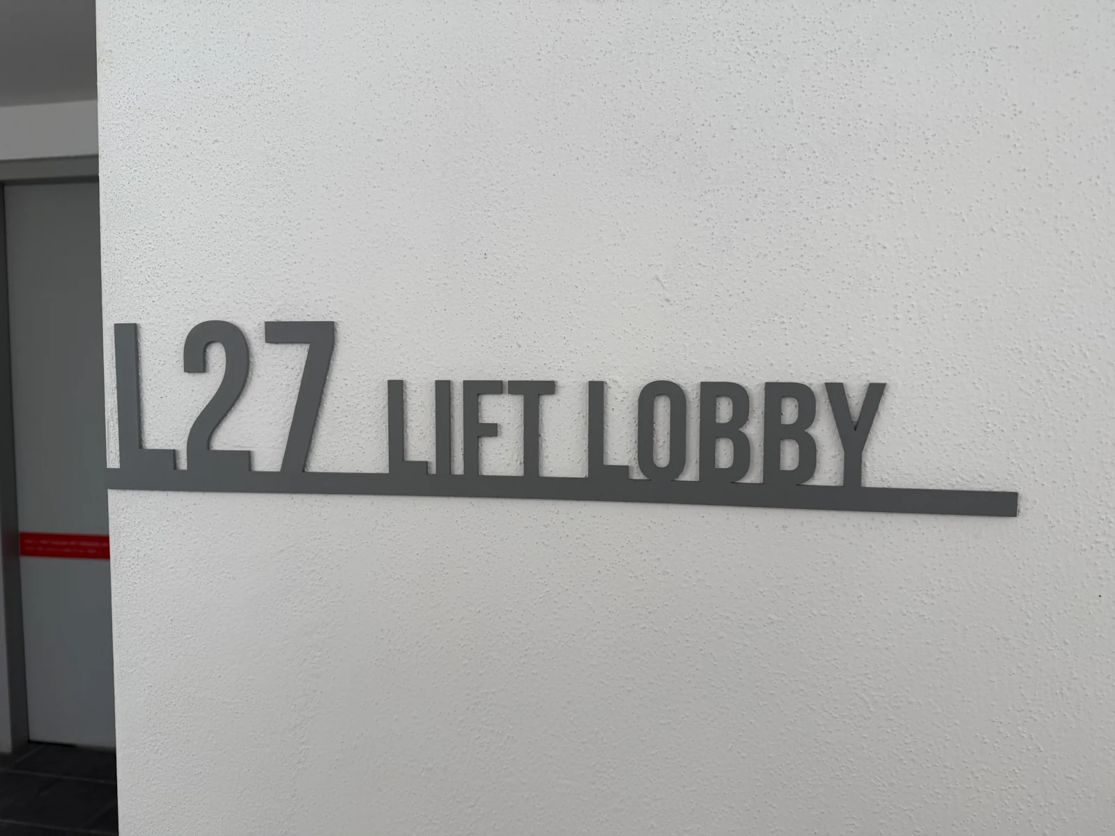 Installed lift-lobby identification